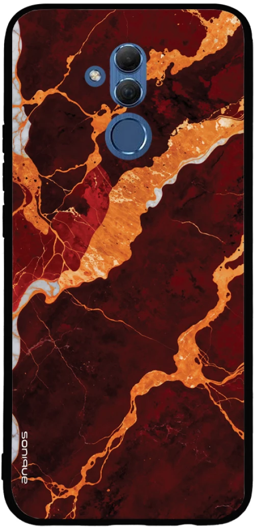 Θήκη Sonique Marble Series για Huawei Mate 20 Lite Κόκκινο