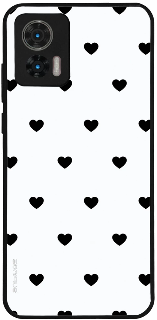 Θήκη Sonique Heart Series για Motorola Edge 30 Neo 5G Λευκό