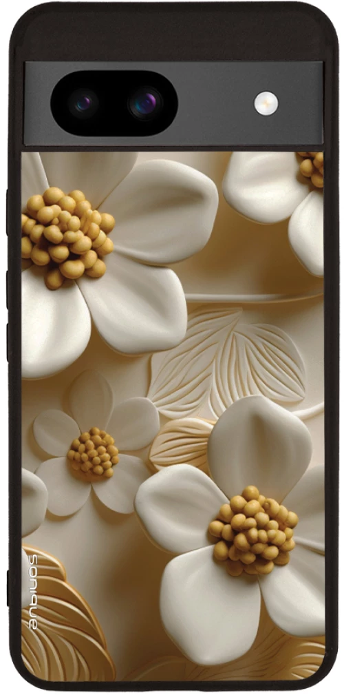 Θήκη Sonique 3D Flower Series για Google Pixel 8a 5G Λευκό