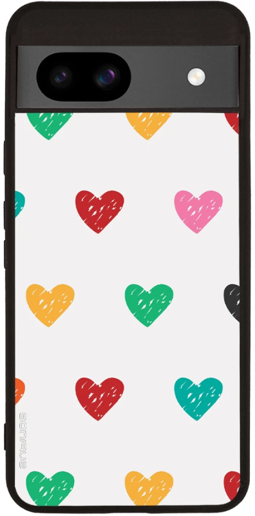 Θήκη Sonique Heart Series για Google Pixel 8a 5G Λευκό 02