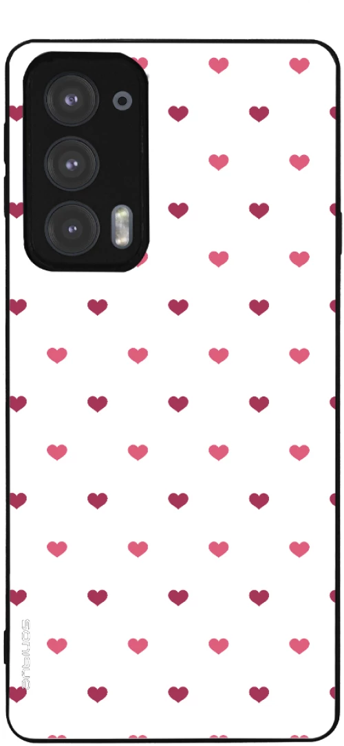 Θήκη Sonique Heart Series για Motorola Edge 20 5G Λευκό 01