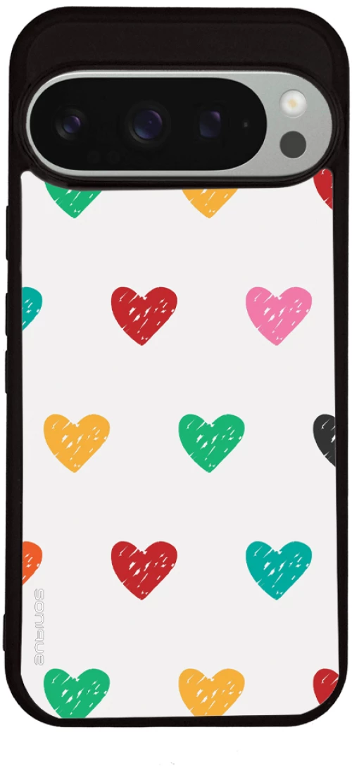 Θήκη Sonique Heart Series για Google Pixel 9 Pro 5G Λευκό 02