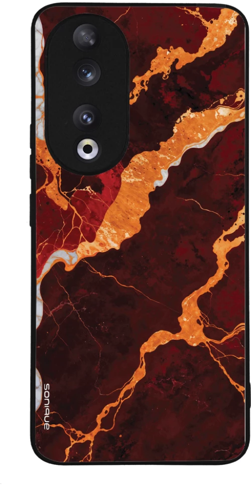 Θήκη Sonique Marble Series για Honor 90 5G Κόκκινο