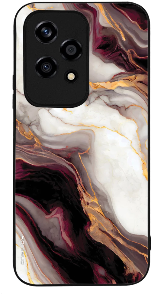 Θήκη Sonique Marble Series για Honor 200 Lite 5G Μπορντώ