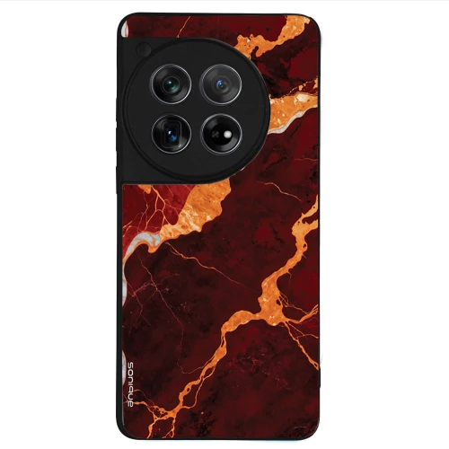 Θήκη Sonique Marble Series για OnePlus 12 5G Κόκκινο