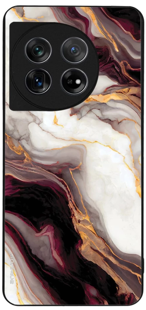 Θήκη Sonique Marble Series για OnePlus 11 5G Μπορντώ