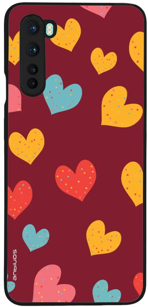 Θήκη Sonique Heart Series για OnePlus Nord Μπορντώ