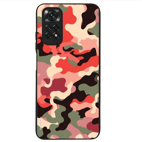 Θήκη Sonique Camouflage Army Series για Xiaomi Redmi Note 11 4G / Redmi Note 11S Κόκκινο