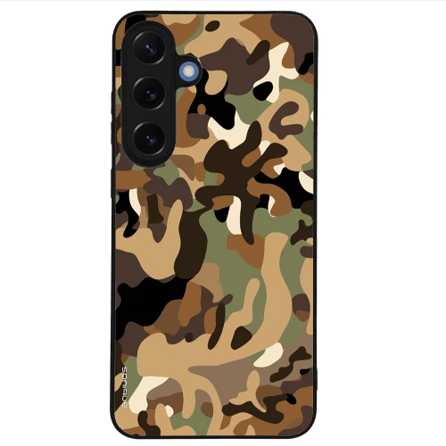 Θήκη Sonique Camouflage Army Series για Samsung Galaxy S25 Plus Καφέ