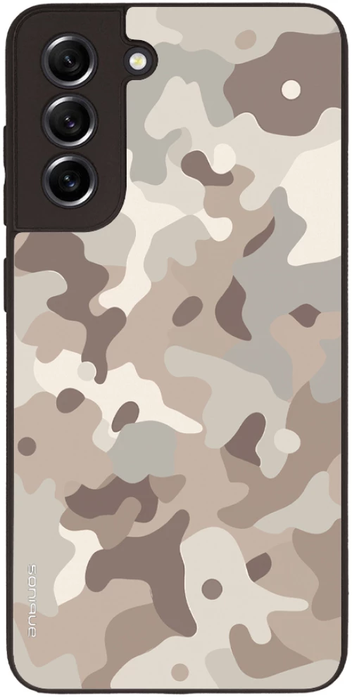 Θήκη Sonique Camouflage Army Series για Samsung Galaxy S21 FE Μπεζ