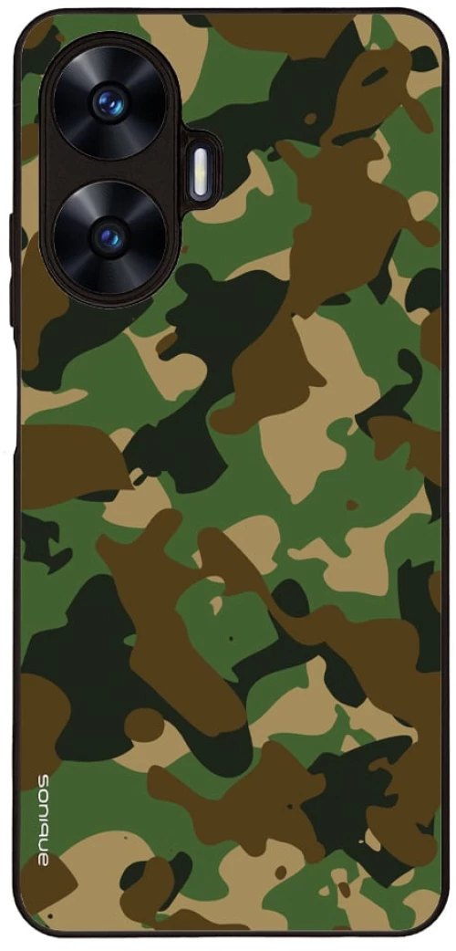 Θήκη Sonique Camouflage Army Series για Realme C55 Πράσινο