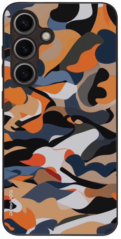 Θήκη Sonique Camouflage Army Series για Samsung Galaxy S24 Πορτοκαλί