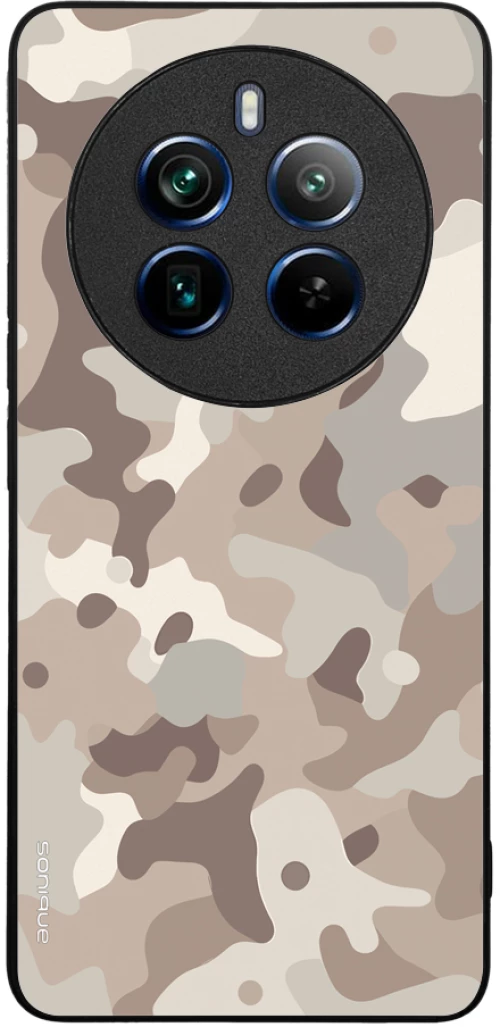 Θήκη Sonique Camouflage Army Series για Realme 12 Pro 5G / Realme 12 Pro Plus 5G Μπεζ