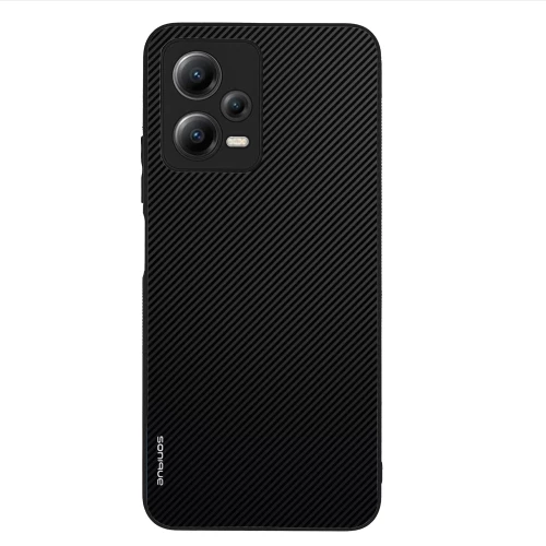 Θήκη Sonique Carbon Series για Xiaomi Redmi Note 12 5G / Poco X5 5G Μαύρο