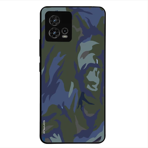 Θήκη Sonique Camouflage Army Series για Motorola Moto G72 Μπλε 01