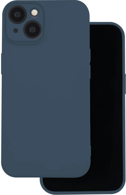 Silicon case for iPhone 16 Plus 6,7" dark blue