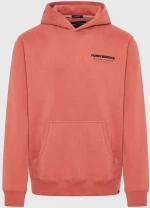 Funky Buddha ανδρικό relaxed fit φούτερ κεραμιδί FBM010-005-06-brick