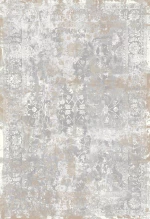 ΧΑΛΙ LUXURIOUS SILK 6789 GREY BEIGE - Klonaras Home Fashion 080cmx150cm