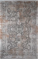 ΧΑΛΙ LUXURIOUS SILK 6789 GREY BEIGE - Klonaras Home Fashion 080cmx150cm