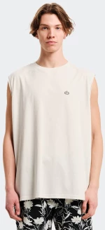 EMERSON Men's Crewneck Tank Top - 251.EM37.125-FROSTY WHITE