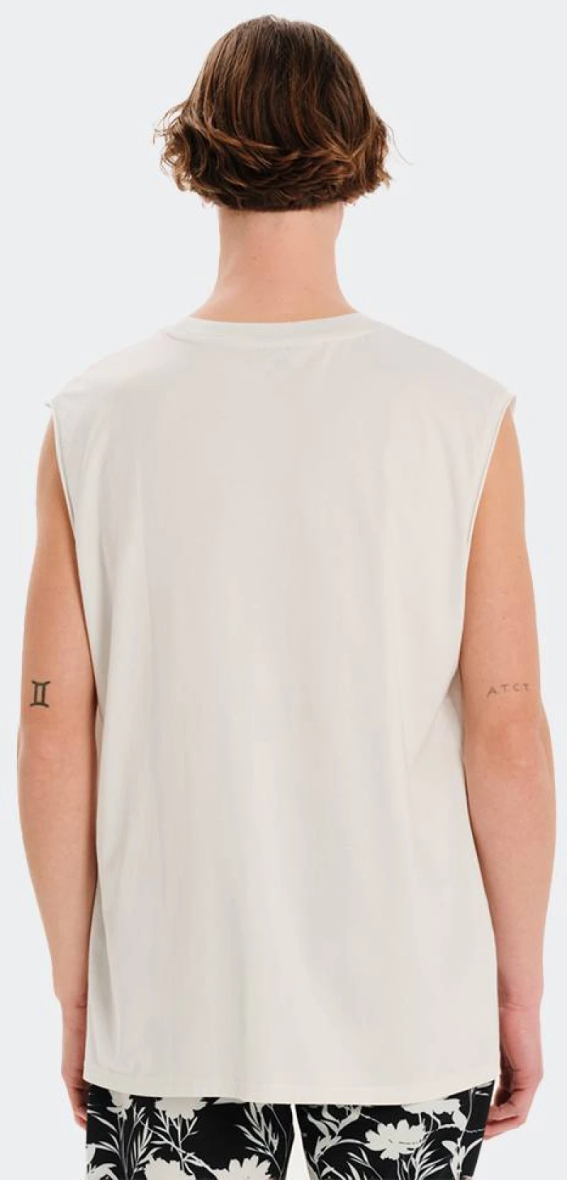 EMERSON Men's Crewneck Tank Top - 251.EM37.125-FROSTY WHITE