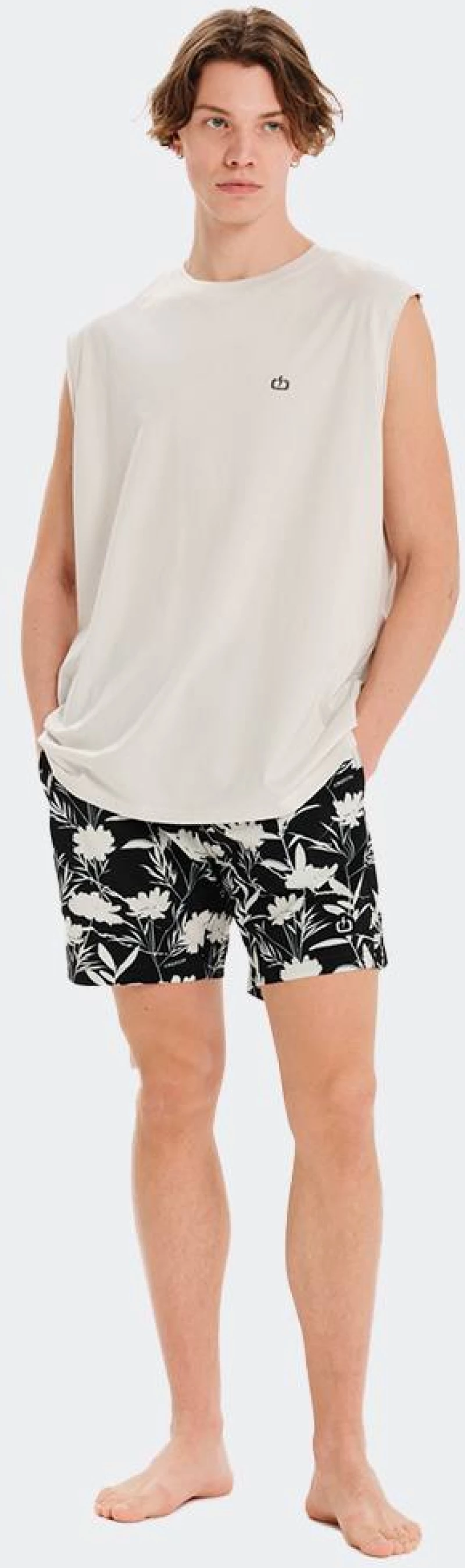 EMERSON Men's Crewneck Tank Top - 251.EM37.125-FROSTY WHITE