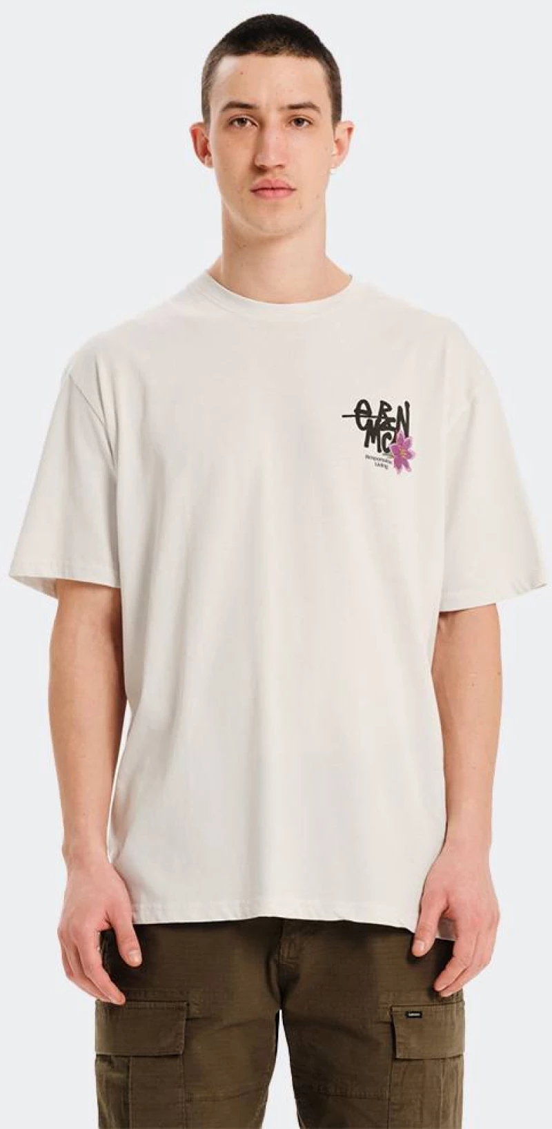 EMERSON Men's s/s T-Shirt - 251.EM33.48-FROSTY WHITE