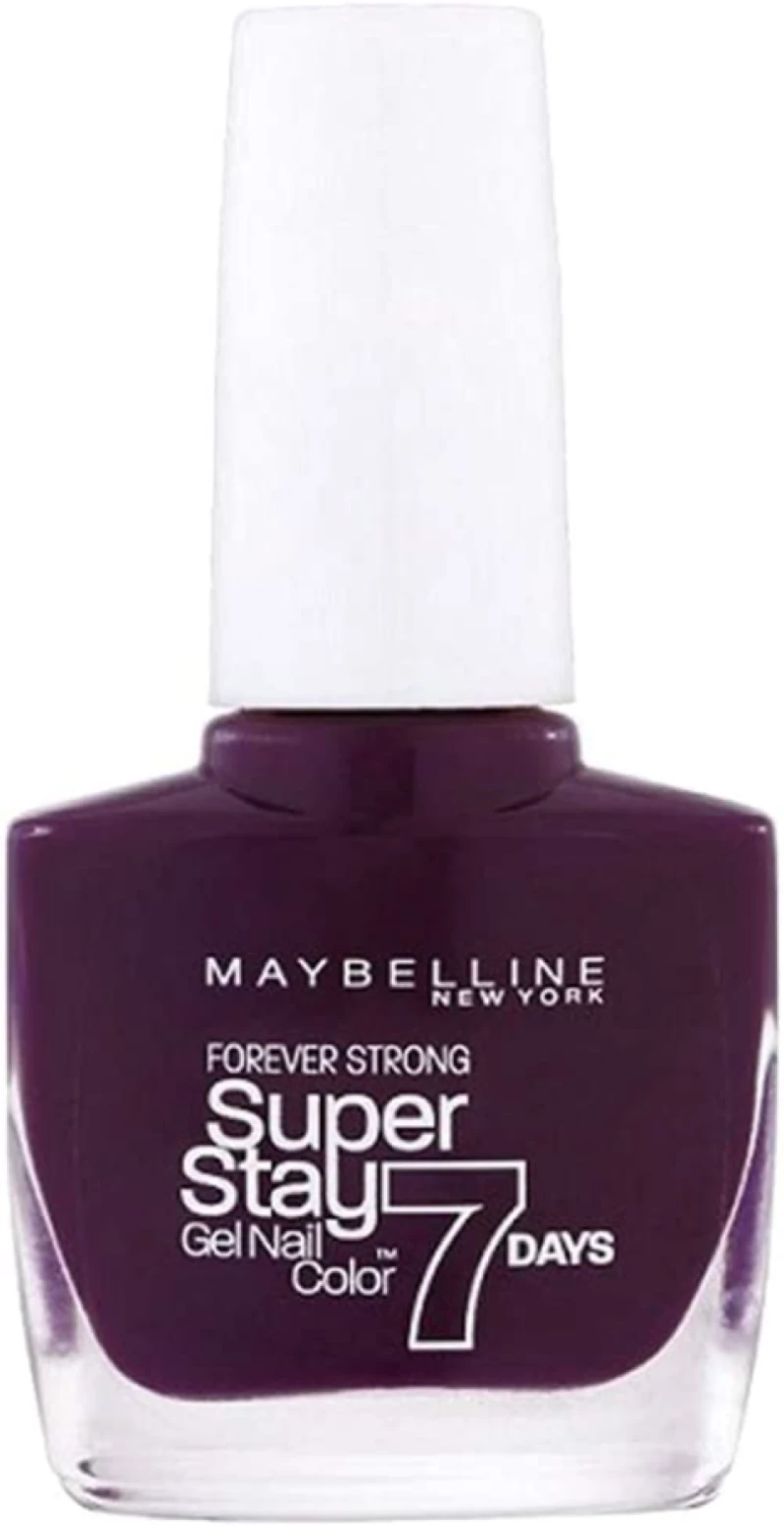 Maybelline, Forever Strong Super Stay 7 Days, Nail Polish, Nr. 05, Extreme Black Current, 10 ml