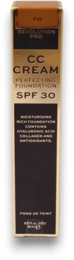 Makeup Revolution, Pro CC Perfecting, CC Cream, F10, SPF 30, 26 ml