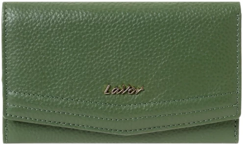 Lavor 6019 Δερμάτινο Γυναικείο Πορτοφόλι με RFID Πράσινο