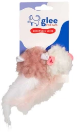 Glee Παιχνίδι Γάτας Sheepskin Mice Twins με Catnip 6.5x4cm