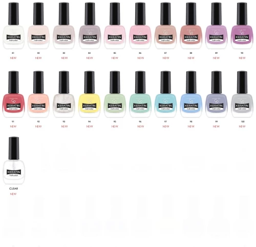 Keratin Nail Color Golden Rose 10.5ml 402