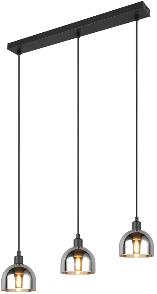 Φωτιστικό Κρεμαστό Reality Lighting -RL MOLLY R31863032 Μαύρο Ματ (Black Mat)