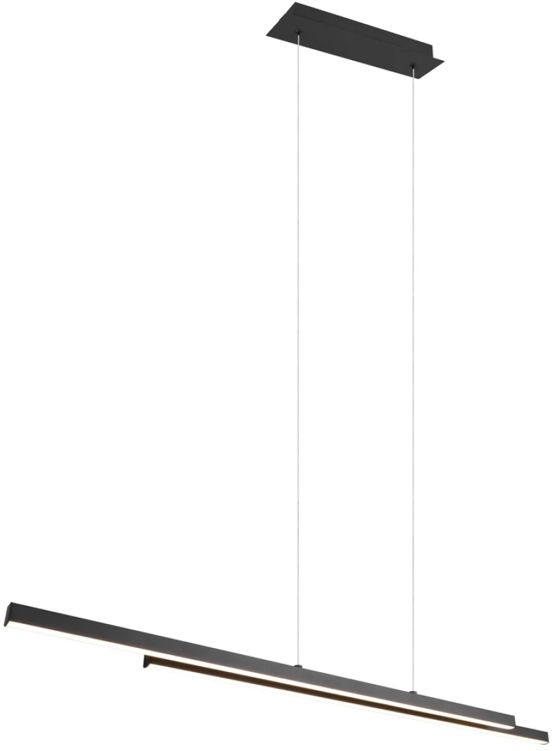 Φωτιστικό Κρεμαστό Reality Lighting -RL ODIO R37882132 Μαύρο Ματ (Black Mat) 3000K