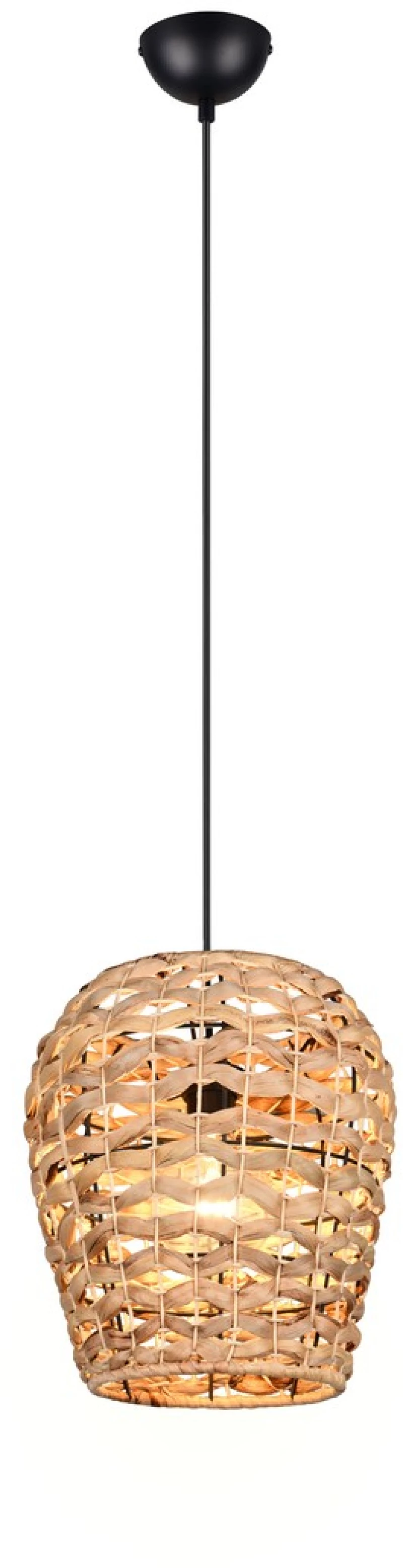 Φωτιστικό Κρεμαστό Reality Lighting -RL JEAN R36221036 Μαύρο Ματ (Black Mat)
