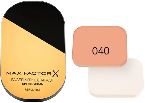 Max Factor Face Finity Compact Foundation SPF20 040 Creamy Ivory 10gr
