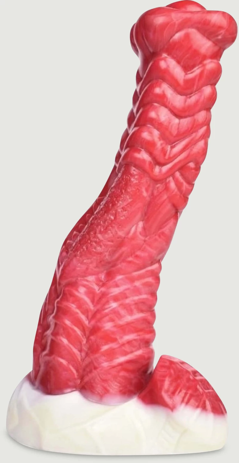 XL Dildo Σιλικόνης που Εκσπερματώνει Monster Fisix Silicone Ejaculating Dildo 19 x 6 cm - Κόκκινο