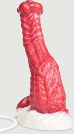 XL Dildo Σιλικόνης που Εκσπερματώνει Monster Fisix Silicone Ejaculating Dildo 19 x 6 cm - Κόκκινο