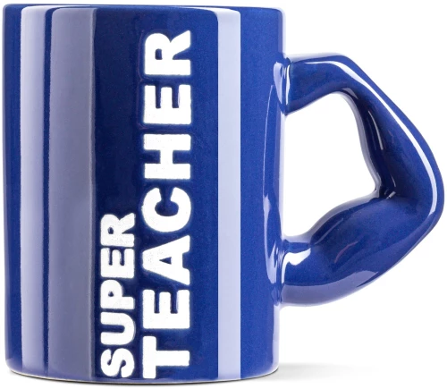 Super Teacher Mug- Blue