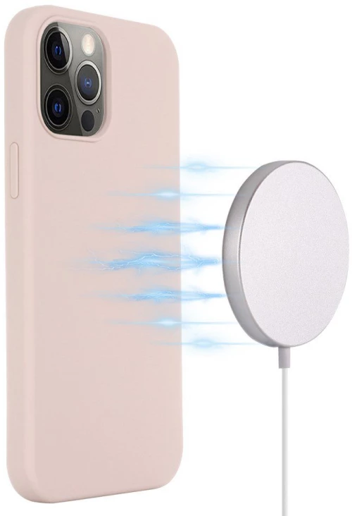 Θήκη Σιλικόνης για iPhone 14 Pro Με Magsafe Pink OEM