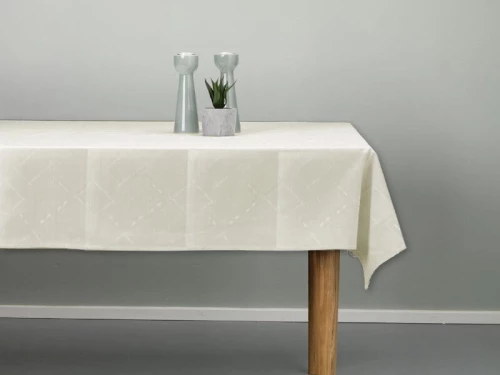 Τραπεζομάντηλο Φαγητού Λευκό Ζακάρ Γαρύφαλλο - Ζαχαρί, 140x140