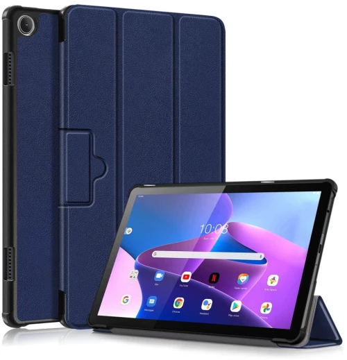 Θήκη 3 Fold Με Δυνατότητα Stand για Lenovo Tab M10 (Gen 3) 10.1-inch 328F Auto Wake/Sleep Blue - OEM