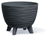 PROSPERPLAST Furu DFUR300 Γλάστρα Στρόγγυλη με Ποδαράκια 9,5lt - Ø29x24Ycm