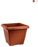 PLASTONA Corfu 750 Γλάστρα Τετράγωνη 62lt 50x50x41cm