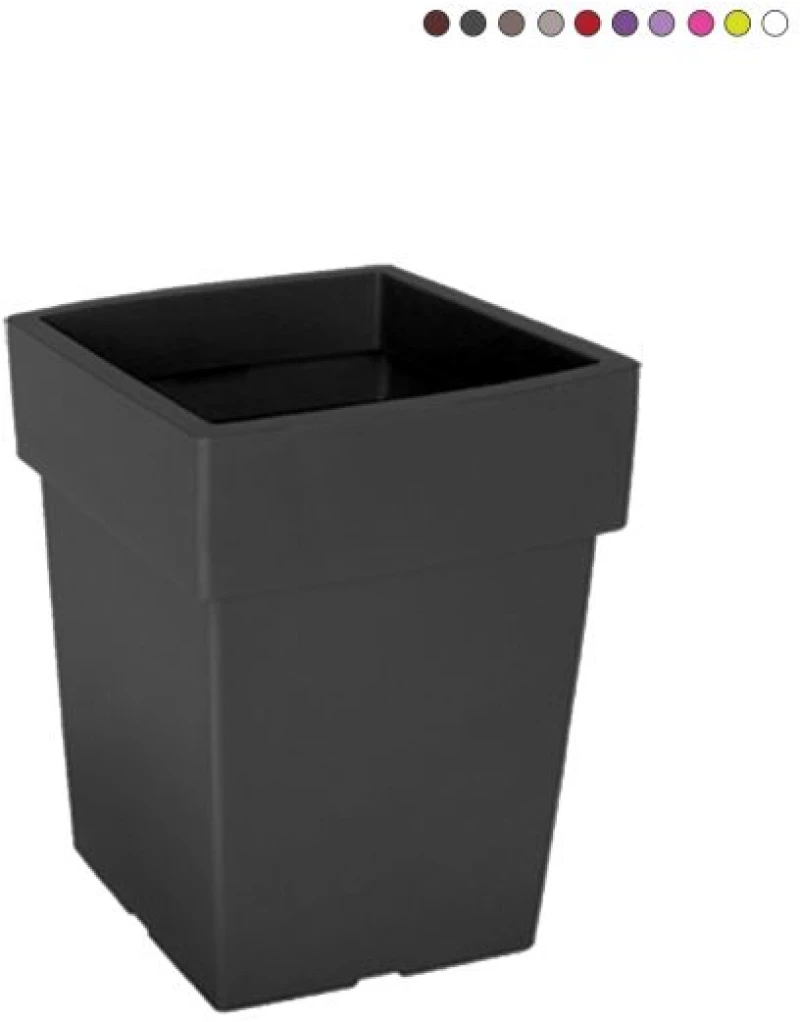VIOMES Linea 570 Γλάστρα Τετράγωνη 2,5lt - 15x15x18cm