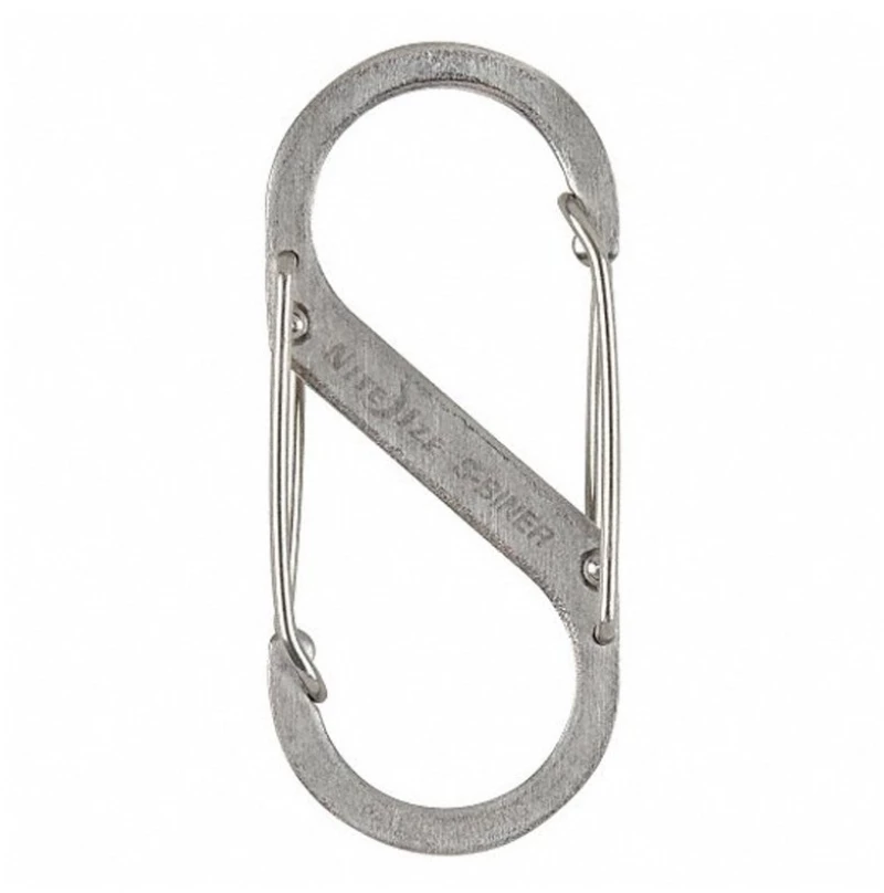 NITE IZE S-BINER Stainless Steel Dual Carabiner size 2 SB2-03-11 NITE IZE