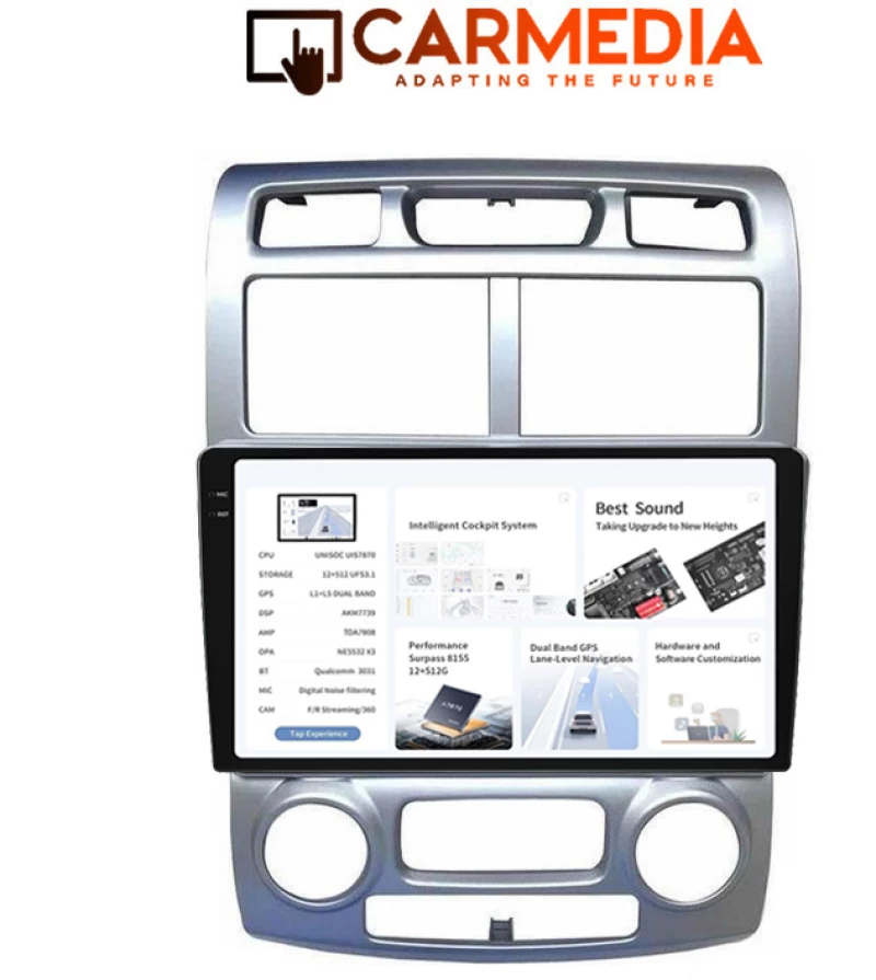 CARMEDIA CMDU4095-5 PRO PLUS TABLET 9.5'' OEM KIA SPORTAGE 2004-2010 CLIMA