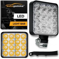 Προβολέας Εργασίας Τετράγωνος Mini FT-16 LED 12-40 Volt 50W 7000lm 6000k LEDBAR-001 1 Τεμάχιο