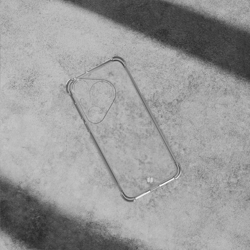 Διάφανη Θήκη Σιλικόνης - Huawei Pura 70 Pro - Spacecase Anti-Shock - 1mm - Clear (5905719110246)