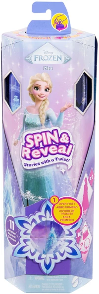 DISNEY FROZEN FD SPIN & REVEAL WAVE 2 ΚΟΥΚΛΑ ΕΛΣΑ (#JBG59)